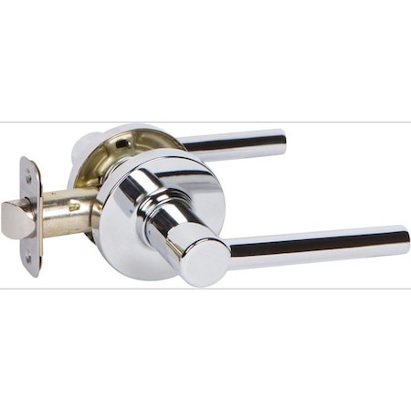 Delaney Hardware RD Series Contemporary Style Polished Chrome Straight Hall/Closet Door Lever D50516